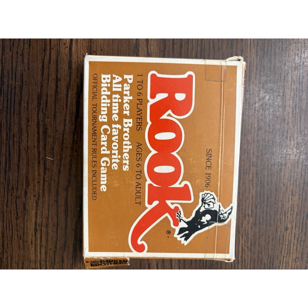 Vintage 1978 Rook Card Game Parker Brothers Bidding Card Game